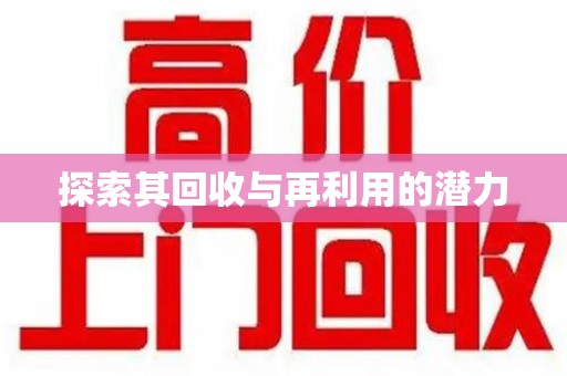 泉州探索其回收与再利用的潜力